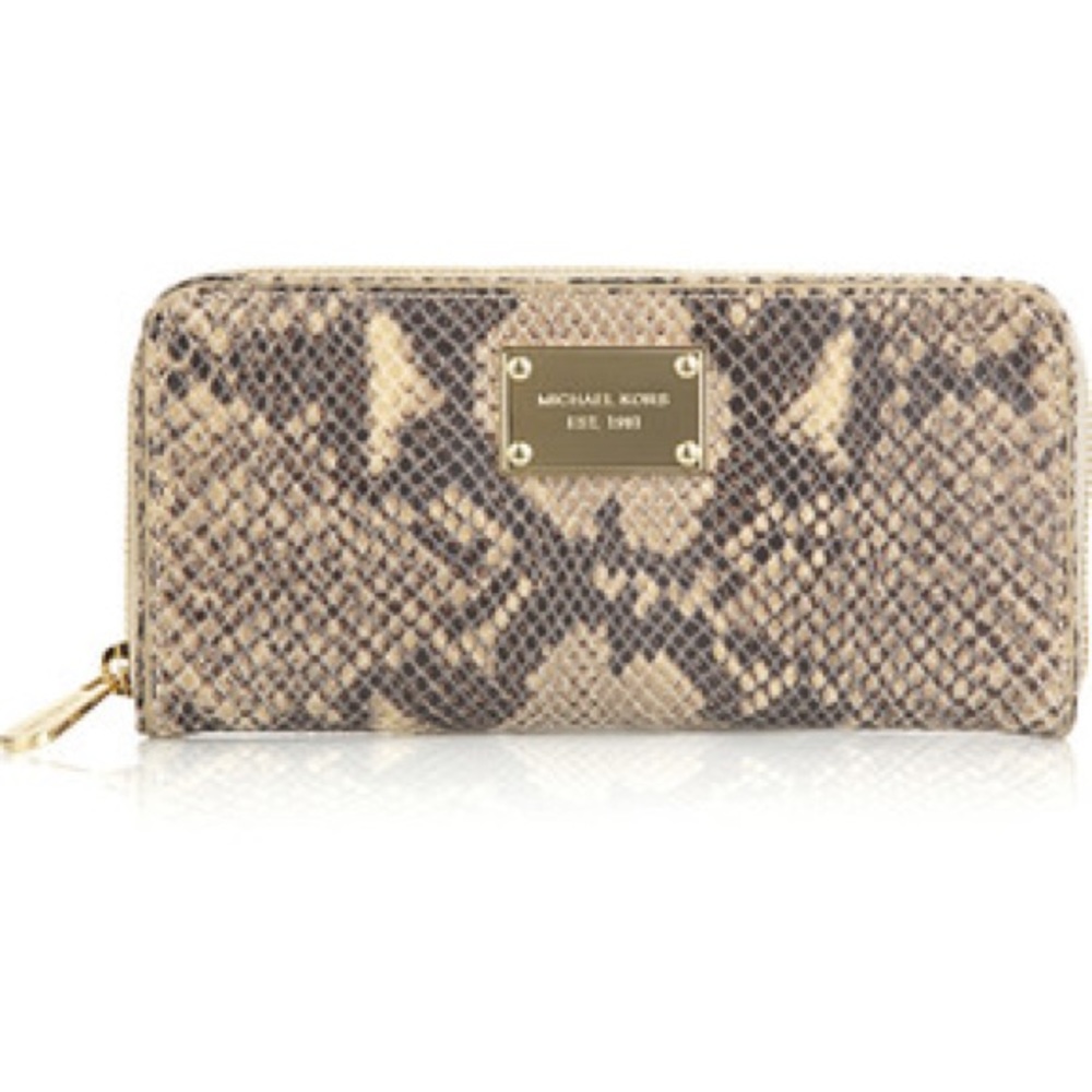 Snakeskin MK wallet